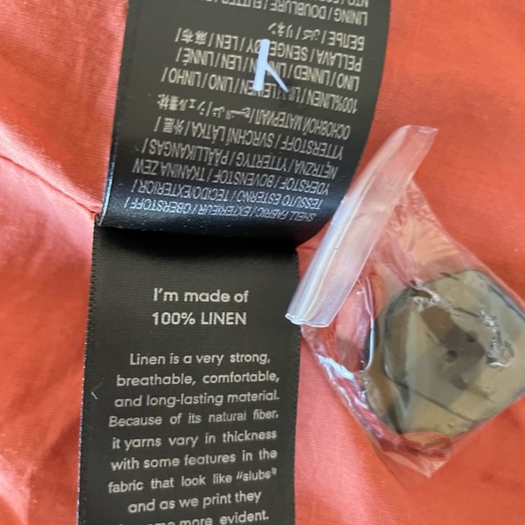 FARM Rio Oversize Linen Blazer in Rust Brown - Picture 6 of 7